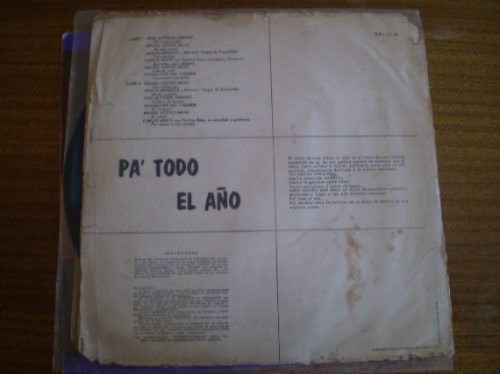 Vinilo De Pa Todo El Año (u627