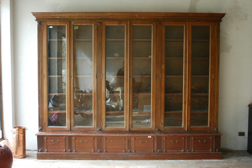 Gran Mueble Biblioteca Antiguo Nogal. Camara Diputados