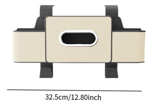 Organizador De Respaldo De Asiento, Caja De Pañuelos, Beige