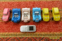 Comprar Lote 3 Antiguo Auto Bugy Plástico Inflado Soplado Pimpinela 
