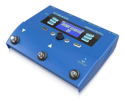 Caixa De Efeitos Vocais Tc-helicon Voicelive Play De 3 Bo...