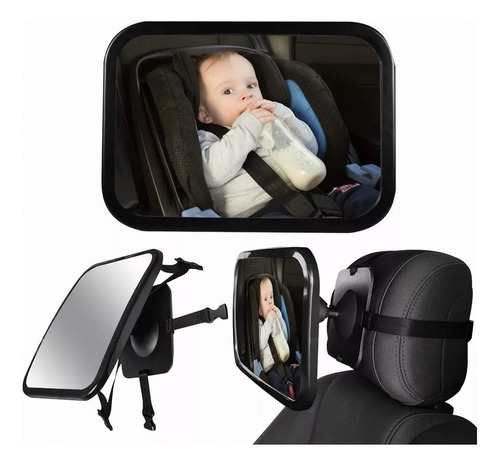 Espejo Retrovisor Ajustable Para Auto,para Seguridad De Bebe