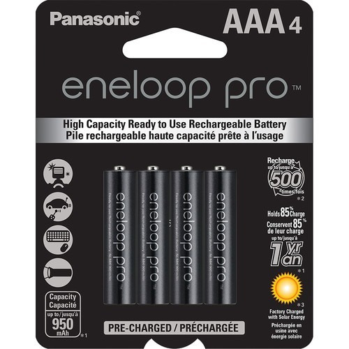 Baterías Recargables Eneloop Pro Aaa Ni-mh  950mah X 4 Pack