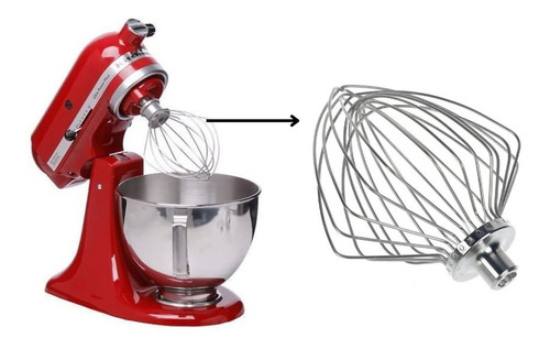 Batidor De Alambre Kitchen Aid Heavy Duty 6.9 L