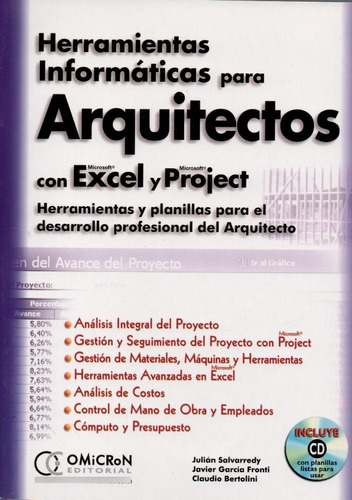 Herramientas Informáticas Para Arquitectos Con Excel Y Proje