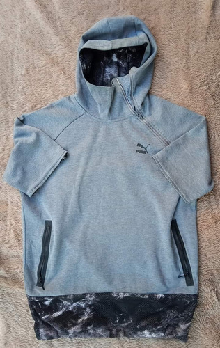 Sudadera Gris De Entrenamiento Puma Talla L De Caballero 