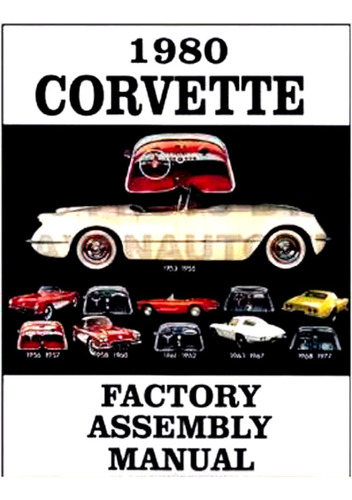 1980 Corvette Asamblea Manual Instruccion