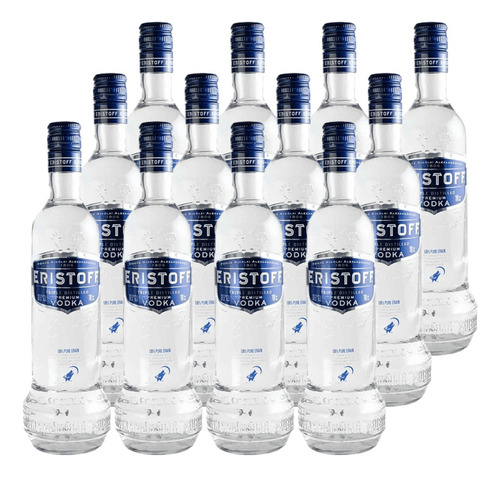 Vodka Eristoff 700 Ml Pack 12