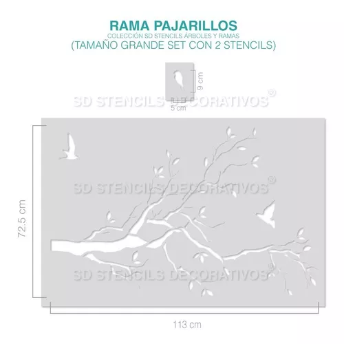 SD Stencils Decorativos -Plantillas decorativas para pintar