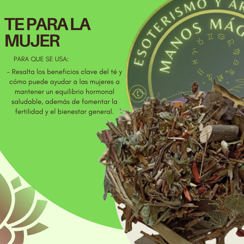Té Para La Mujer Balance Hormonal Y Fertilidad / 5 Kilos