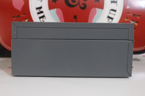 Imagen 2 de 10 de Caja Metálica Con Cerradura Y Para Candado 23x21.5x10.3cm