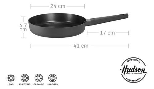 Sarten De Aluminio Con Antiadherente 24 Cm