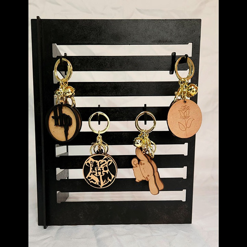 Exhibidor De Llaveros Joyeria De Mdf Soporte De Exhibicion