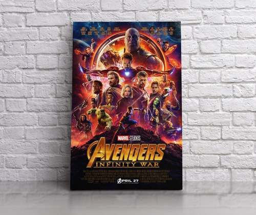 Carteles Avengers Endgame Cine Peliculas 30x20 Cm