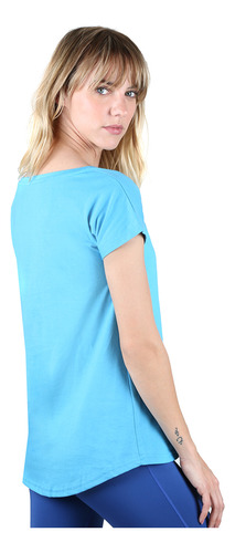 Remera Lotto Logo En Aqua