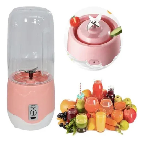 Mini Licuadora Vaso Portátil Recargable Usb Procesadora Varios