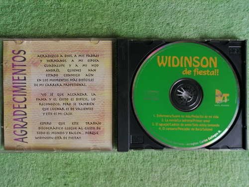 Eam Cd Widinson De Fiesta 2001 Techno Cumbia Ecuatoriana