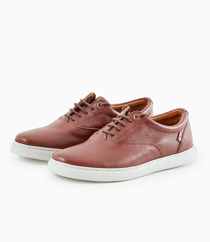 Imagen 2 de 4 de Zapatilla Boating Blanques Acordonada Para Hombre