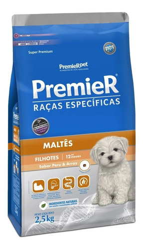 Ração Filhote Maltês Premier Raças Específicas 2,5kg