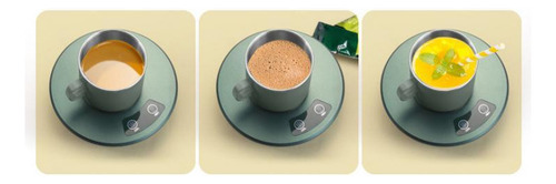 . 2 En 1 Café Té Bebidas Taza Calentador O Enfriador Verde