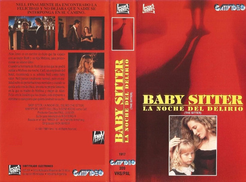 Baby Sitter Vhs The Sitter 1991 Kim Myers Terror