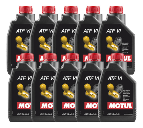 Kit Óleo De Câmbio Automatico Motul Atf Vi Com 10 Litros