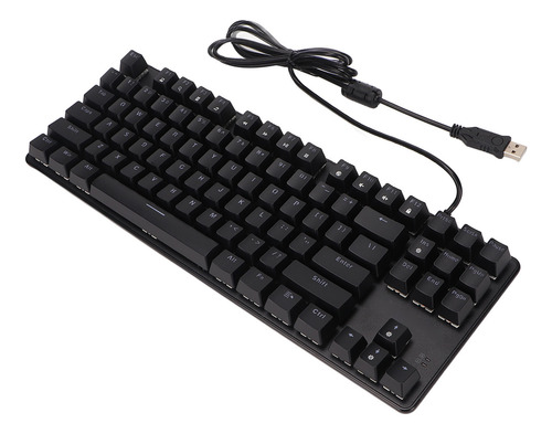 Teclado Mecânico De 87 Teclas, Azul, Luz De Fundo Rgb, Duas