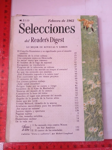 Revista Selecciones Readers Digest No 267 Febrero De 1963 (Usado)