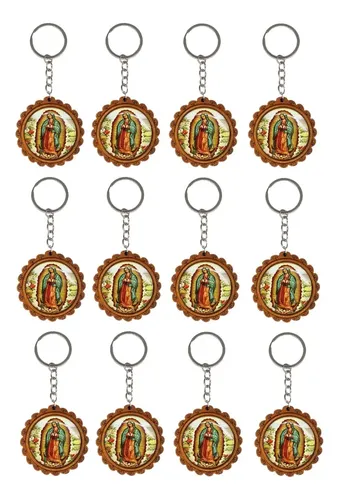 12 Llaveros Día De La Virgen De Guadalupe Recuerdo Regalo | Meses sin ...