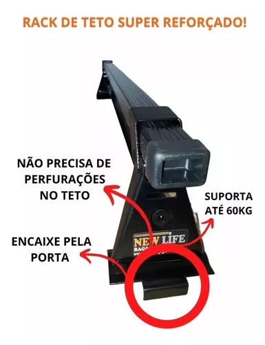 Rack Bagageiros New Life Gol Bola G2 G3 G4 / Tds - 4 Portas