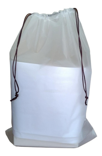 Pack 10 Und Morral 45 X 35 Cm  Pvc Goma Impermeable 