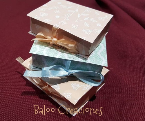 Imagen 3 de 4 de Cajitas Personalizadas Para Souvenirs X10