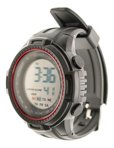 Imagen 2 de 6 de Reloj Hombre Digital Sumergible Ocean Dr. Deportivo Dig101