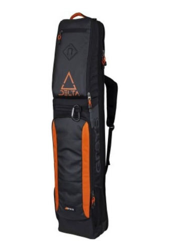 Bolso Palero Grays Kitbag Delta  Negro Con Naranja