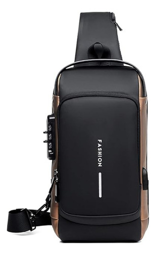 Mochila Antirrobo Sling Usb Hombre Mujer Trabajo Impermeable