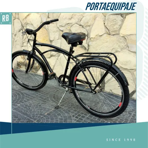 Portaequipaje Bicicleta Caño Acero Reforzado Playera - Racer