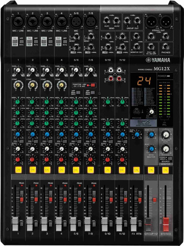 Consola Yamaha Mg12xcv Analógica Con Efectos 12 Canales