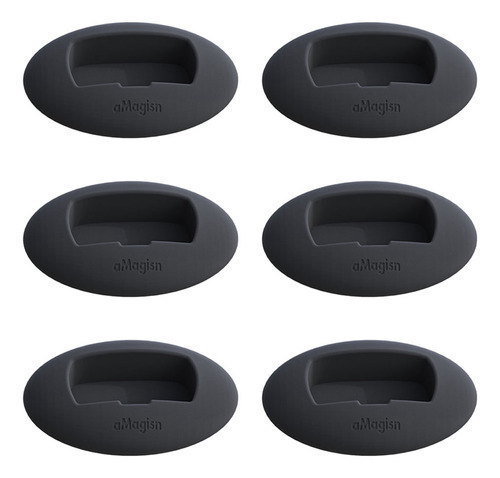 6x Base De Suporte De Silicone Amagin Para Peça De Câmera In