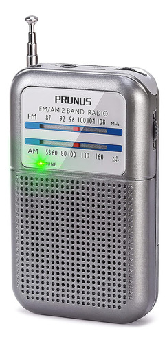 Prunus De333 Radio Portátil Mini Am Fm Radio Transistor De B