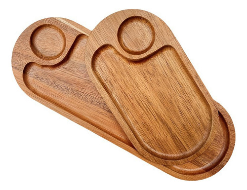 Plato De Postre De Madera Para La Bandeja Cena Bandeja De L