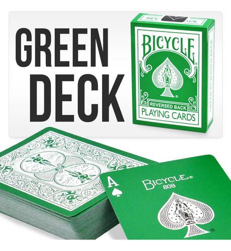 Magic Makers Cartas Verdes Cubierta De Bicicleta