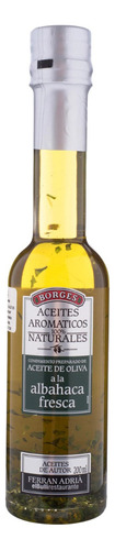 Borges Albahaca Fresca Aceite De Oliva Aromatico 200 Ml