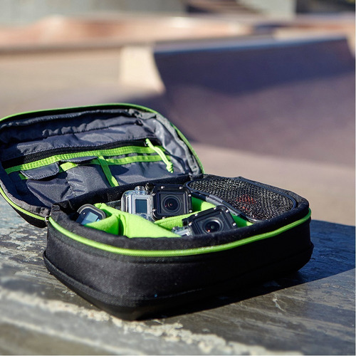 Bolsa para câmera de ação Case Logic Kac-101 Ideal Gopro, cor preta