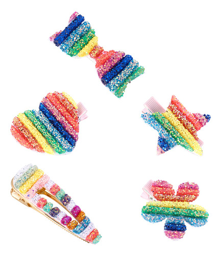 Cascos Rainbow Hairpin, 5 Unidades