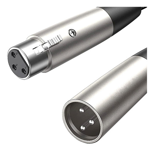 Cable De Micrófono Xlr Cable Xlr Trenzado De Nailon Para 2m