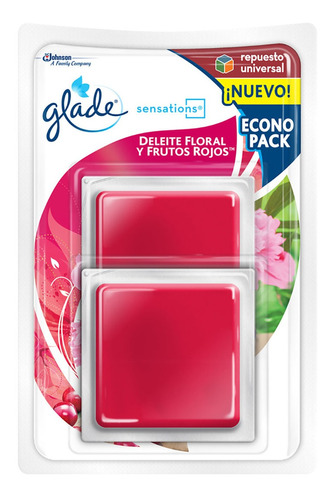 Repuesto Para Aromatizante Glade Sensations Deleite Floral 2 Repuestos De 8g