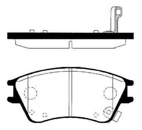 Pastilla De Freno Para Sonata 1.5 2001 Delantera
