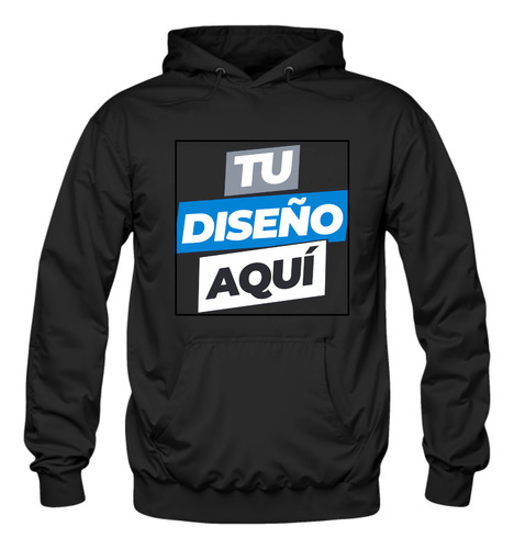 Buzo Hoodie Friza Deportivo Personalizado Canguro Premium