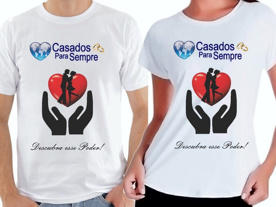 camisas para casal gospel