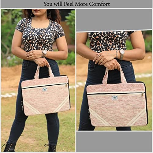 Hemp Laptop Bag Case Expandable Computer Bag Slim Brief...